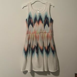 Knit Works size 14 girls dress. Multi colored